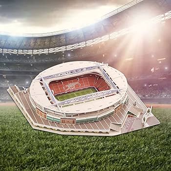 Amazon.co.jp: スタジアム パズル、立体的な サッカースタジアム